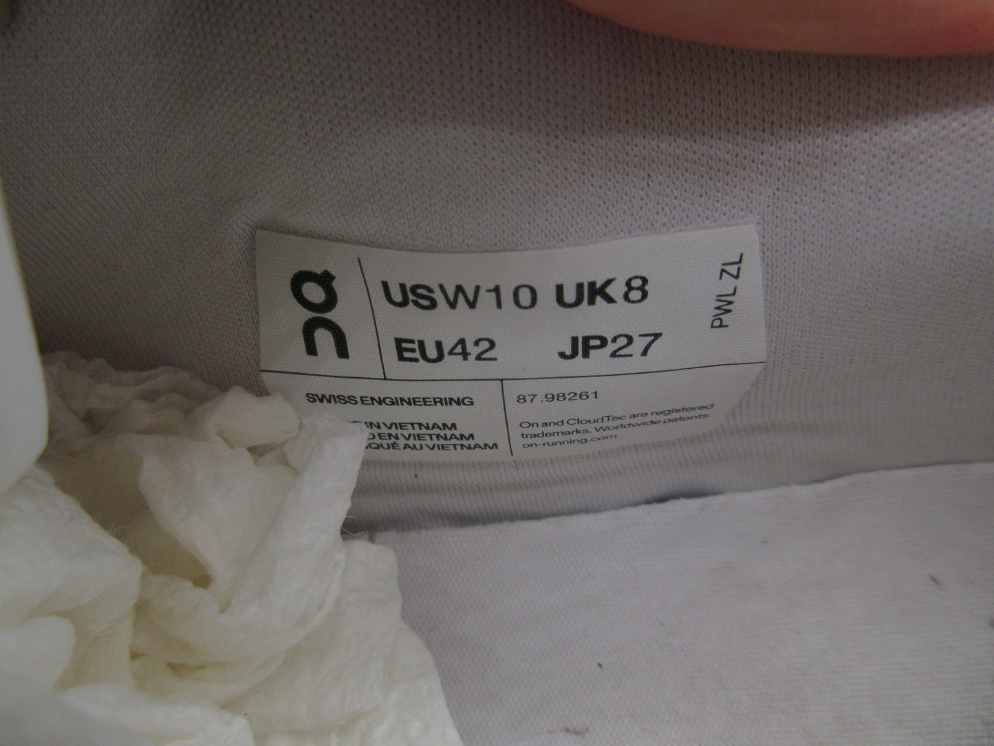 Used On Cloudrift – Women’s Size 10