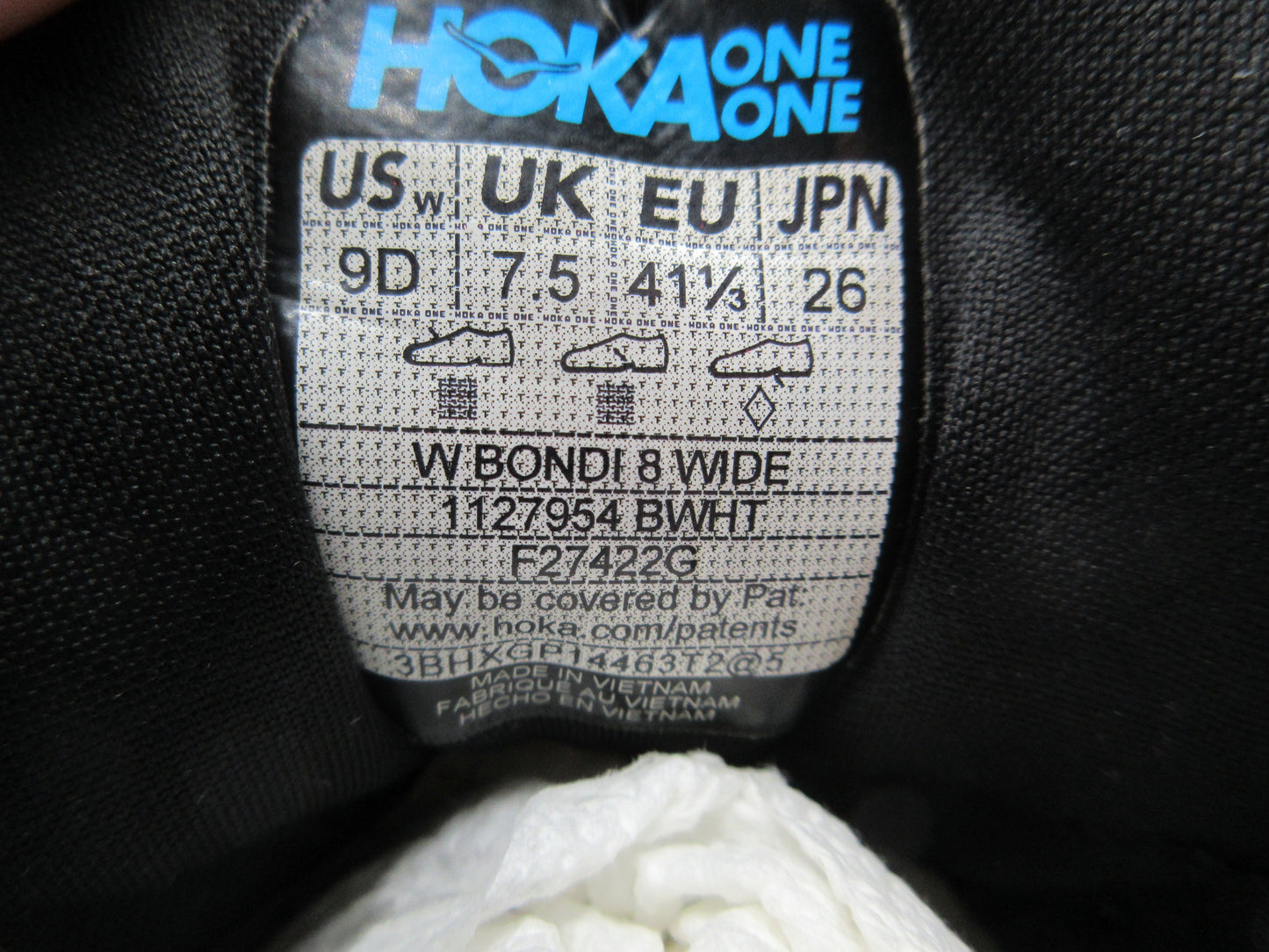 Used Hoka Bondi 8 – Women’s Size 9D (Wide)