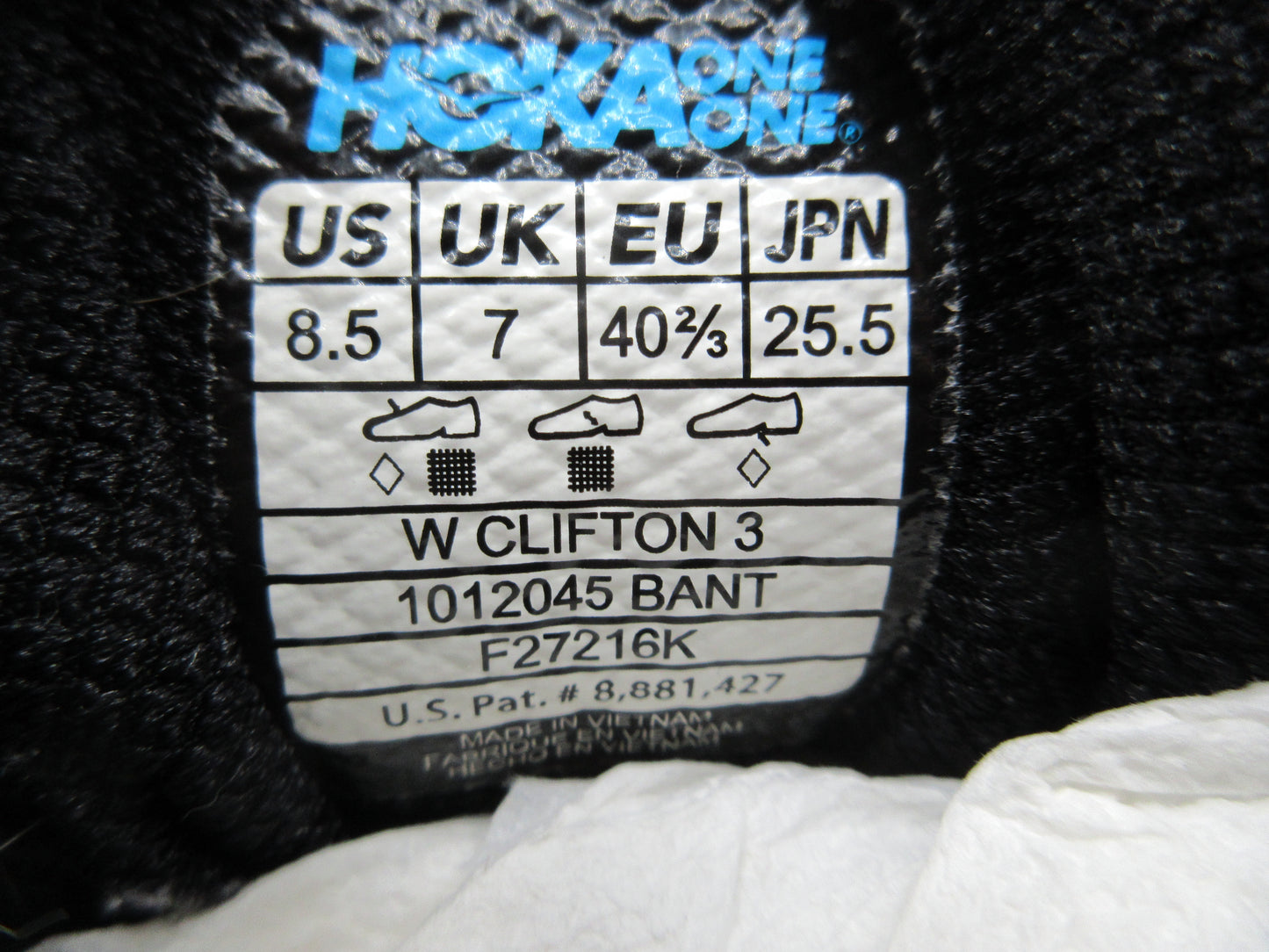 Used Hoka Clifton 3 – Women’s Size 8.5
