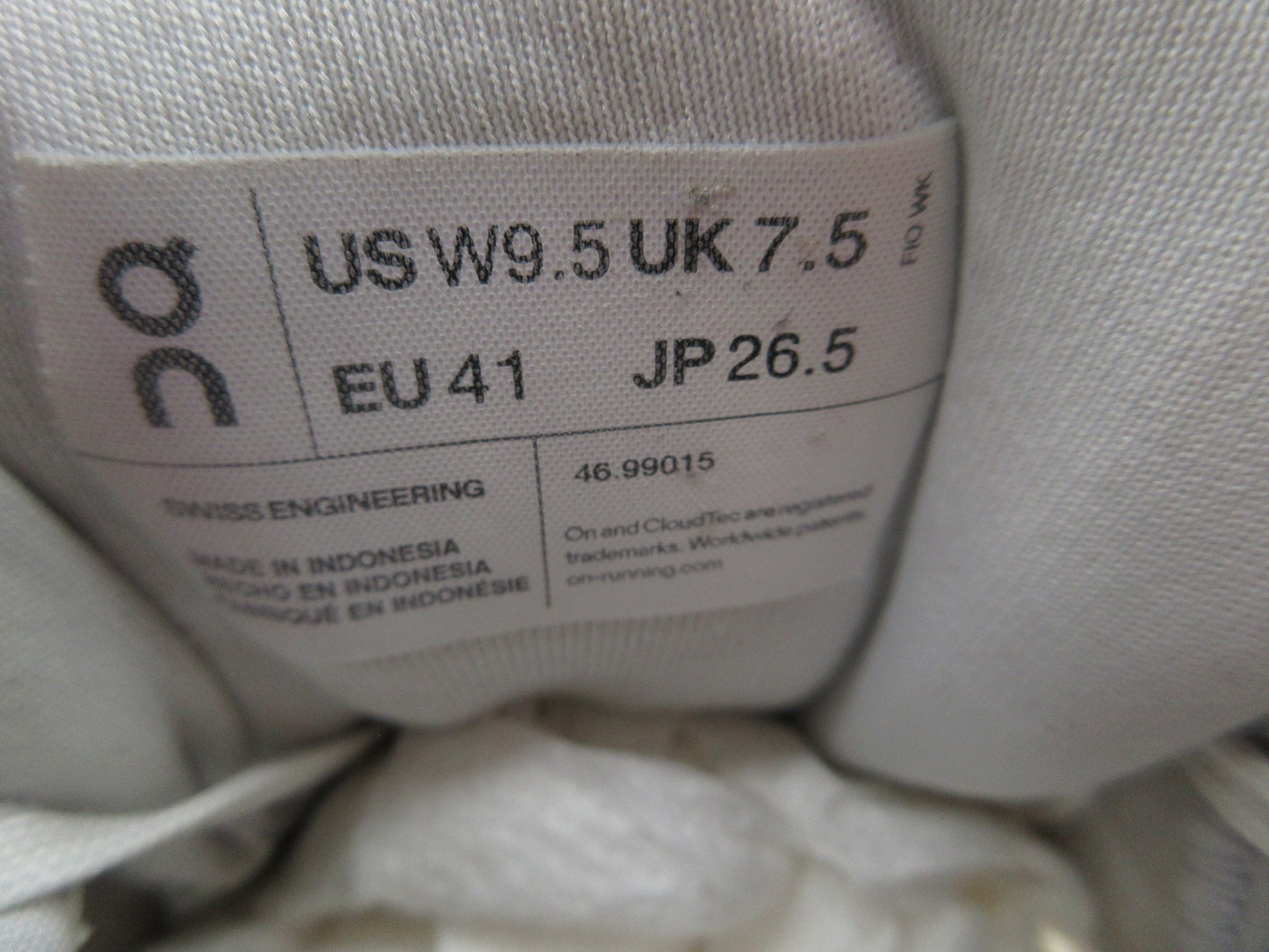 Used On Cloudrunner – Women’s Size 9.5