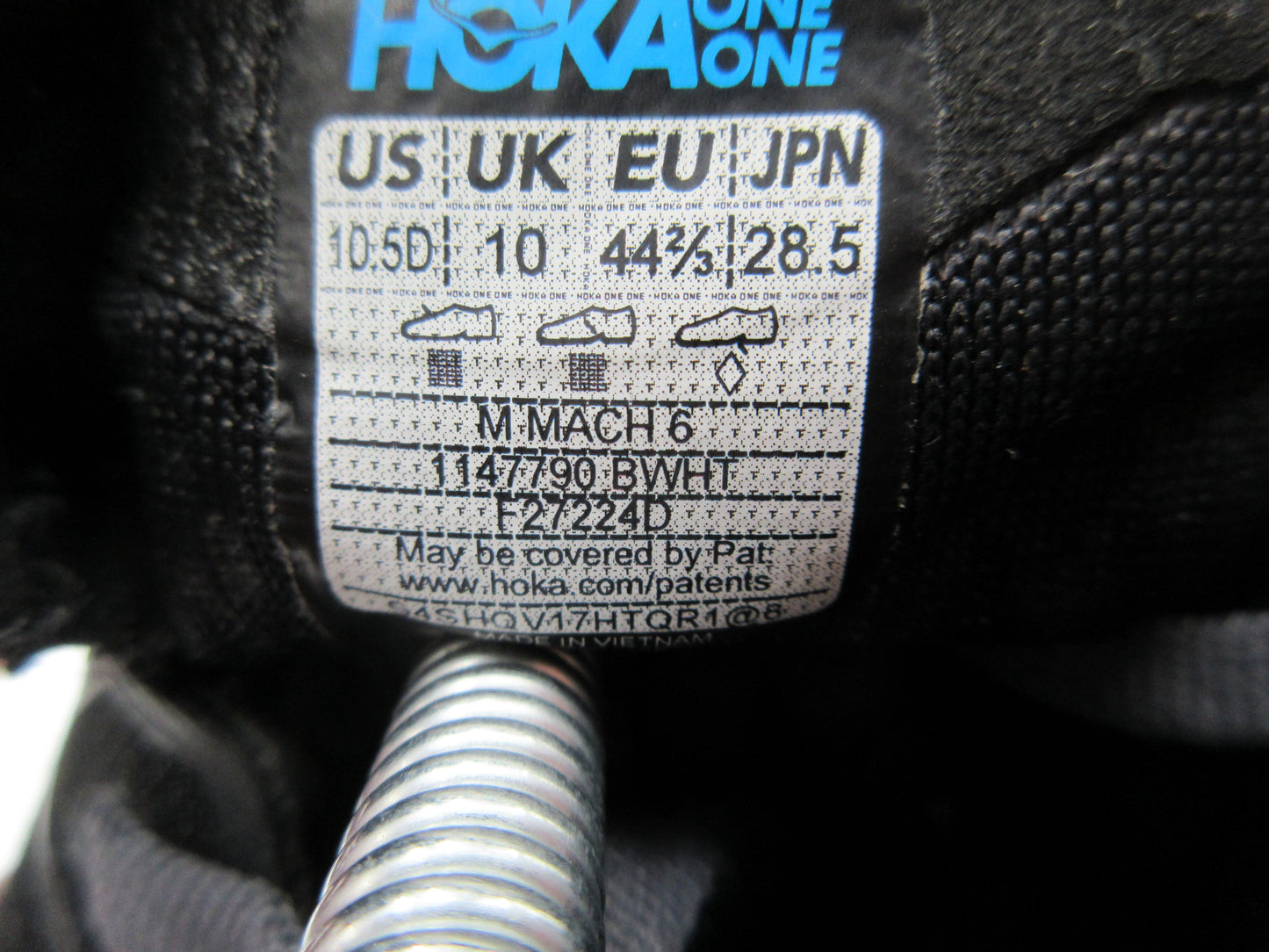 Used Hoka Mach 6 – Men’s Size 10.5