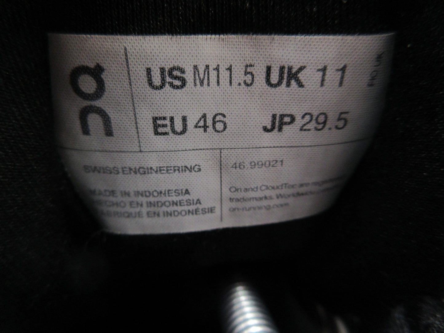 Used On Cloudrunner – Men’s Size 11.5