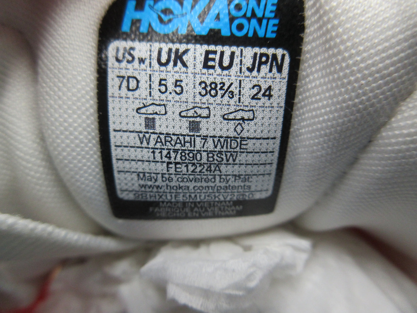 Used Hoka Arahi 7 – Women’s Size 7 (Wide)